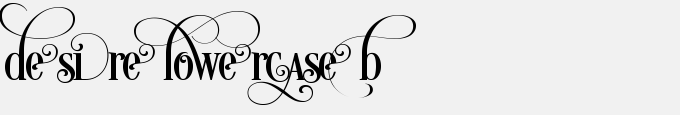 Desire Lowercase 1