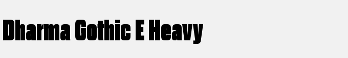 Dharma Gothic E Heavy