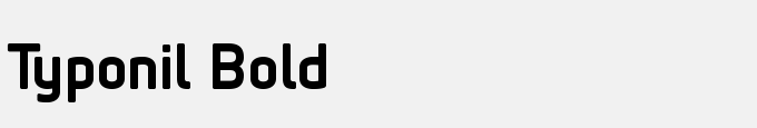 Typonil Bold