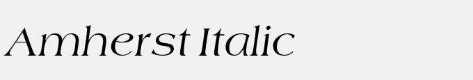 Amherst Italic