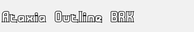 Ataxia Outline (BRK)