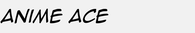 Anime Ace Italic