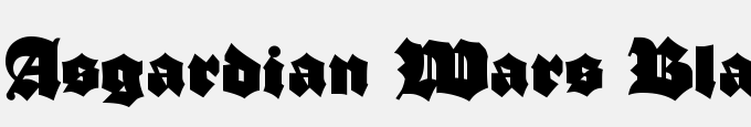 Asgardian Wars Black