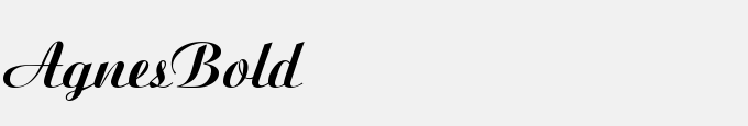 Agnes-Bold