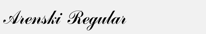 Arenski Regular