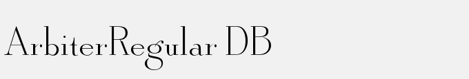 Arbiter-Regular DB