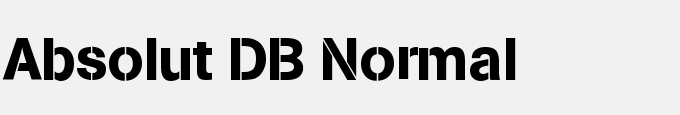 Absolut DB Normal