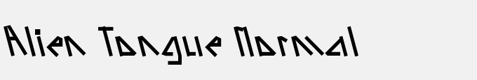 Alien Tongue Normal