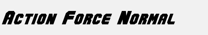 Action Force Normal