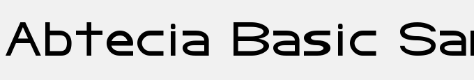 Abtecia Basic Sans Serif Font
