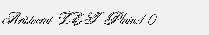 Aristocrat LET Plain:1.0