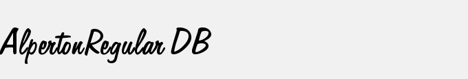 Alperton-Regular DB
