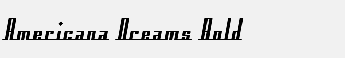 Americana Dreams Bold