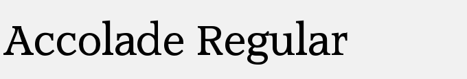 Accolade Regular