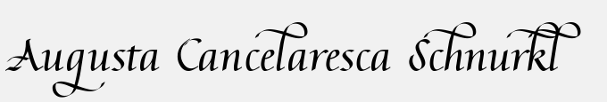 Augusta Cancelaresca Schnurkl