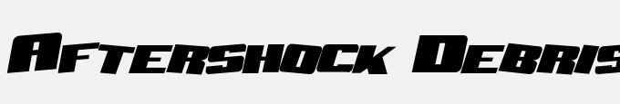 Aftershock Debris Solid Italic