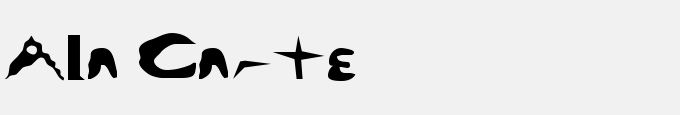 Ala Carte