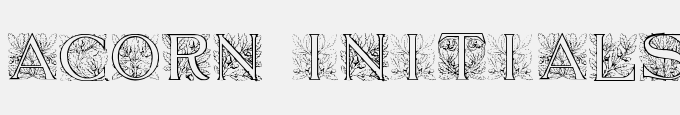 Acorn Initials