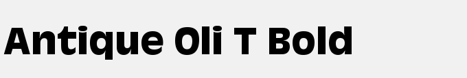 Antique Oli T Bold