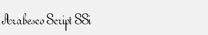 Arabesco Script SSi