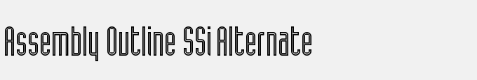 Assembly Outline SSi Alternate
