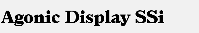 Agonic Display SSi