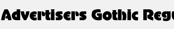 Advertisers Gothic Regular DB