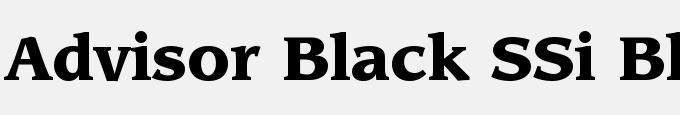 Advisor Black SSi Black