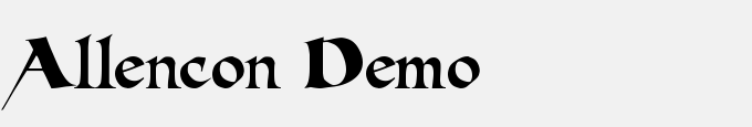 Allencon Demo