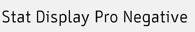 Stat Display Pro Negative