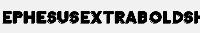 Ephesus Extrabold Shadow