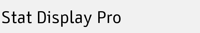 Stat Display Pro