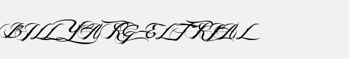 BILLY ARGEL FONT