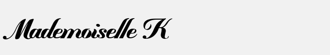 Mademoiselle &middot;K&middot;
