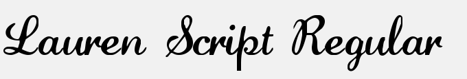 Lauren Script Regular