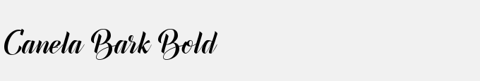 Canela Bark Bold Personal Use