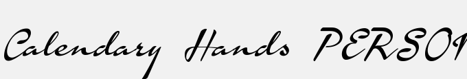 Calendary Hands PERSONAL USE DEMO