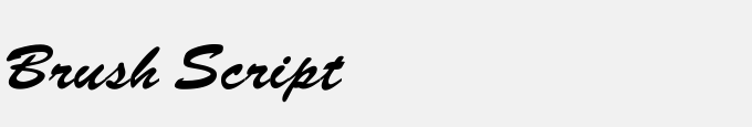 Brush Script
