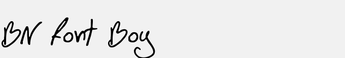 BN Font Boy