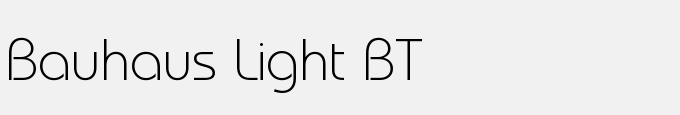 Bauhaus Light BT