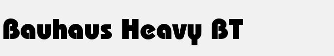 Bauhaus Heavy BT