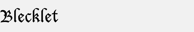Blecklet
