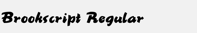 Brookscript Regular