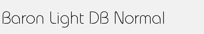 Baron Light DB Normal