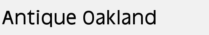 Antique Oakland