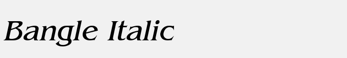 Bangle Italic