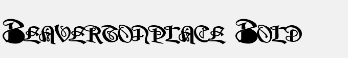 Beaverton Place Bold