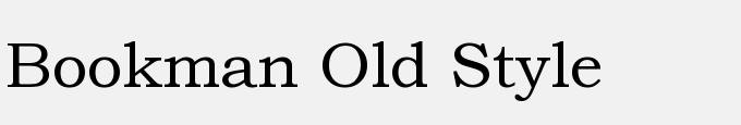 Bookman Old Style