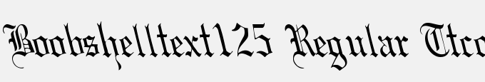 Boob Shell Text125 Regular