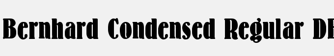 Bernhard Condensed Regular DB